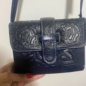 Leather Mexican Crossbody Bag